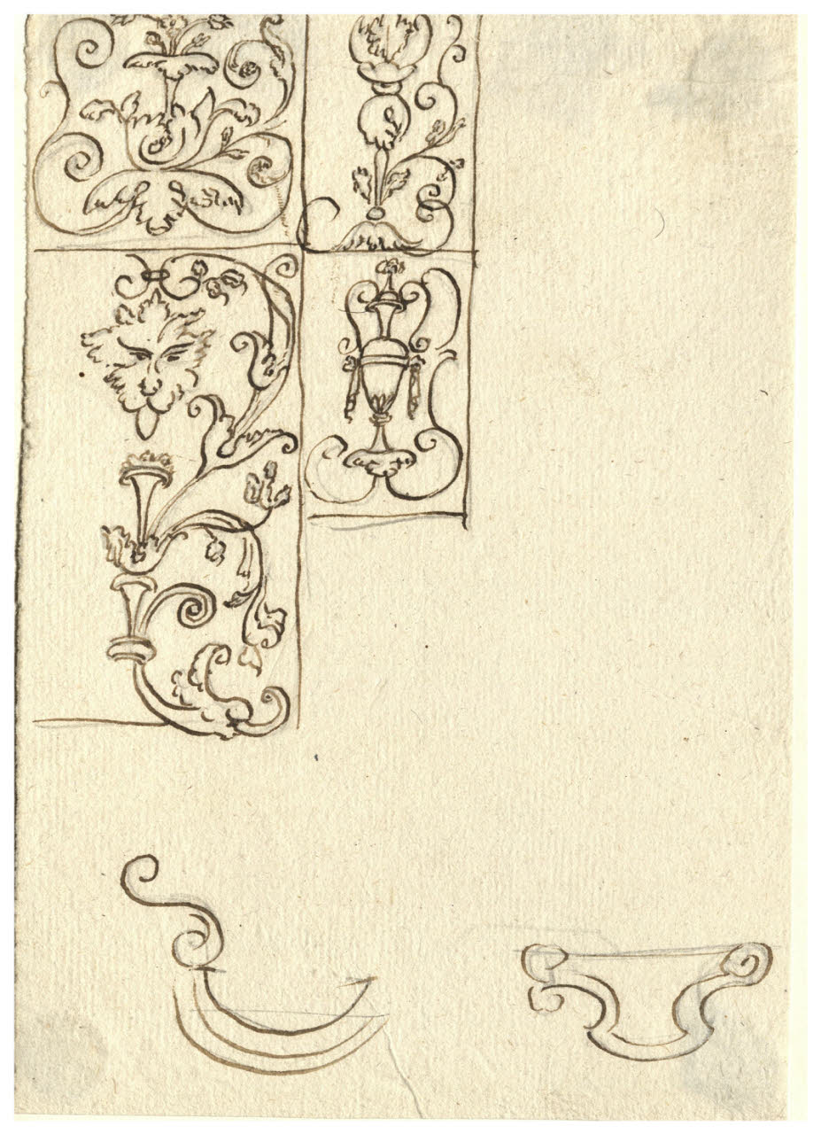 Appunti ornamentali (disegno) di Maggiolini (bottega) (secc. XVIII/ XIX)