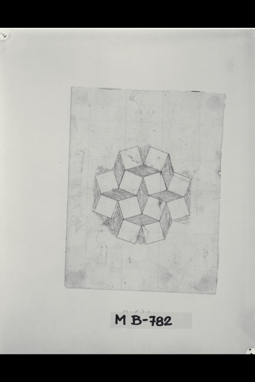 Studio di ornato geometrico (disegno) di Maggiolini (bottega) (secc. XVIII/ XIX)