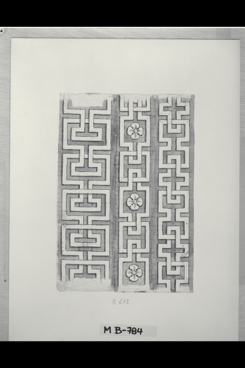 Studi di fregi (disegno) di Maggiolini (bottega) (secc. XVIII/ XIX)