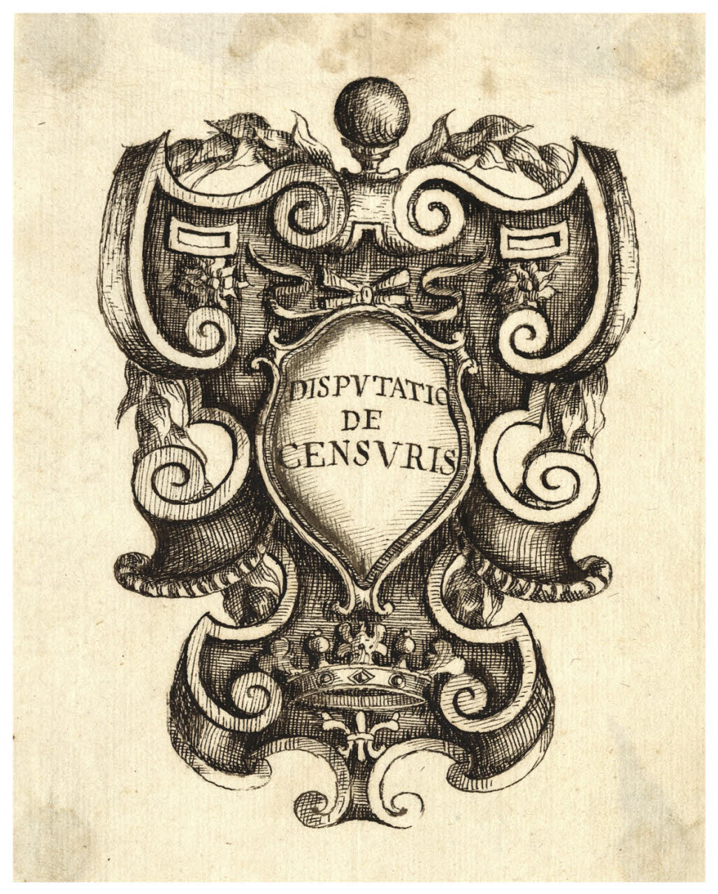 Cartiglio (disegno) di Maggiolini (bottega) (secc. XVIII/ XIX)