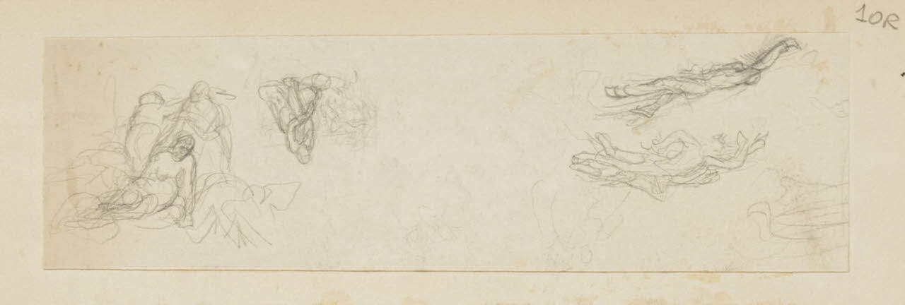 Schizzi di figure, Schizzi di figure (disegno) di Durini, Alessandro (sec. XIX)