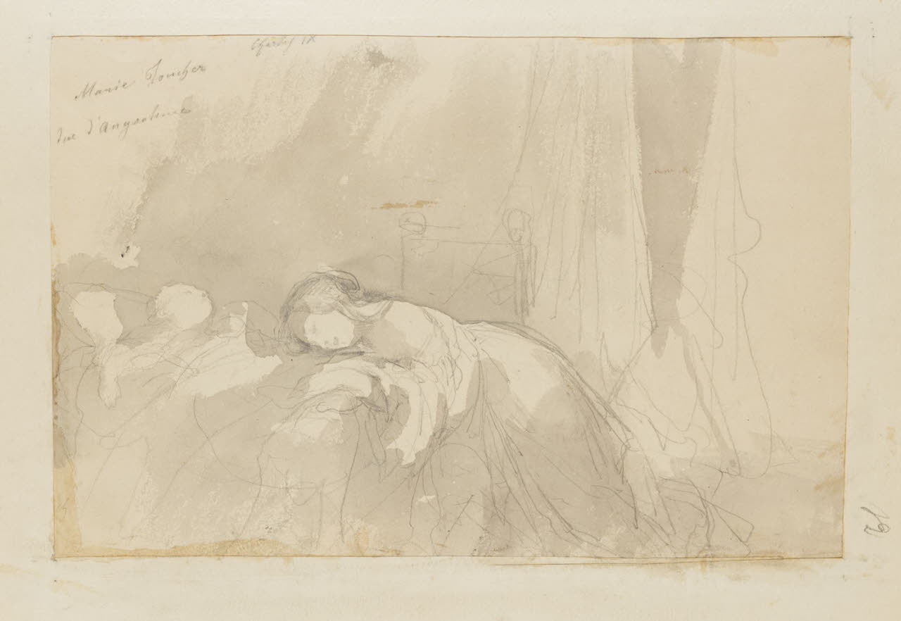 Studio per composizione, Studio per composizione (disegno) di Durini, Alessandro (sec. XIX)