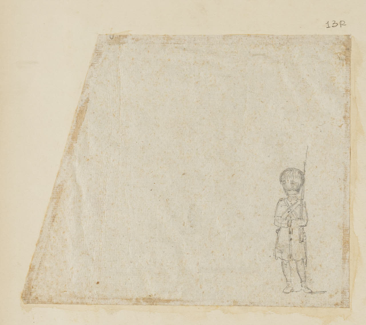 Soldato, Soldato (disegno) di Durini, Alessandro (sec. XIX)