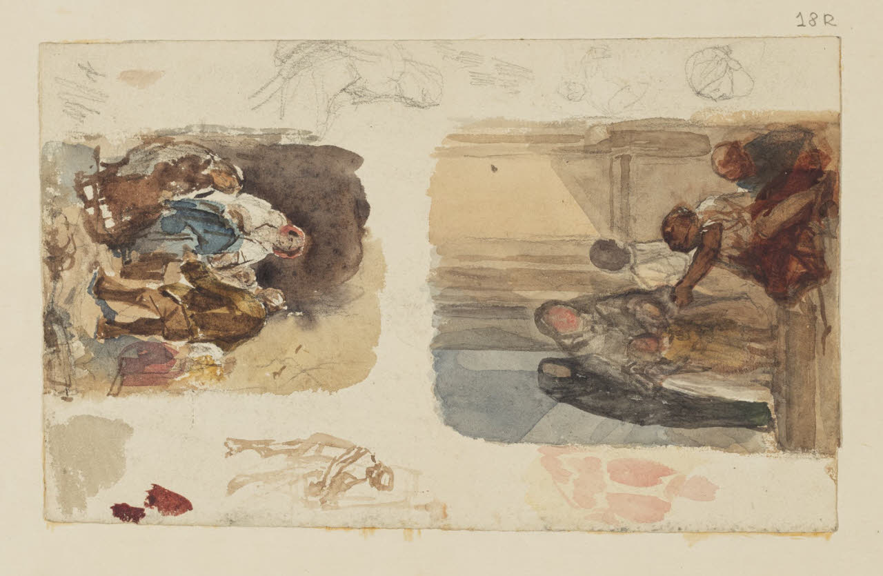 Due composizioni, Due composizioni (disegno) di Durini, Alessandro (sec. XIX)