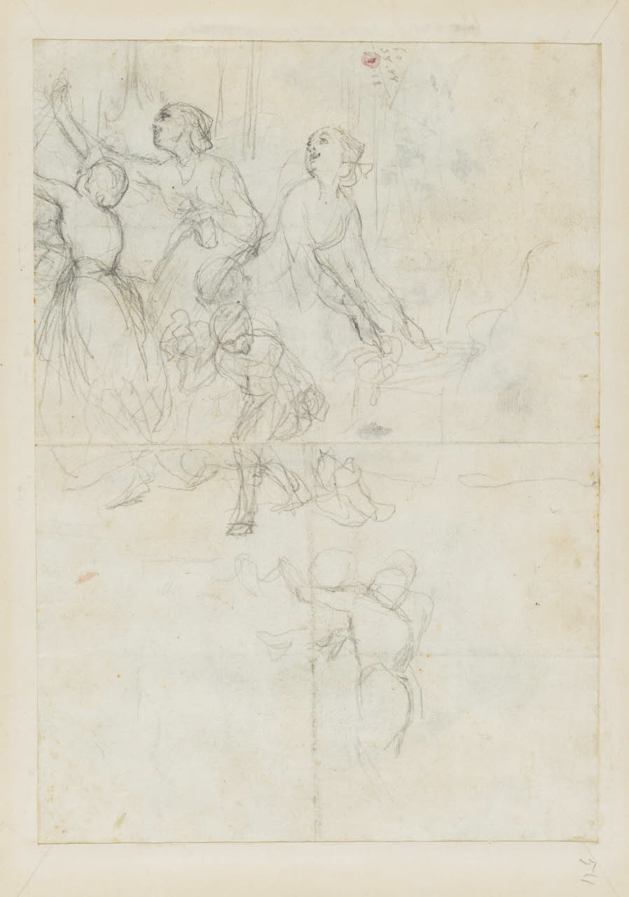 Studio per composizione, Studio per composizione (disegno) di Durini, Alessandro (sec. XIX)