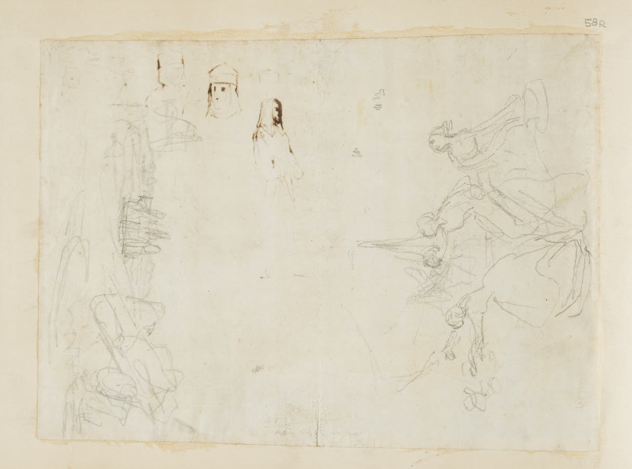 Studio per composizione, Studio per composizione (disegno) di Durini, Alessandro (sec. XIX)