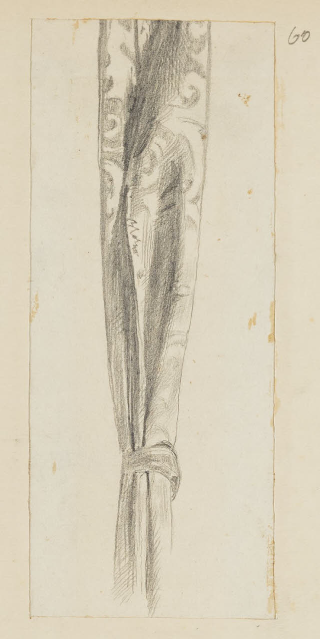 Tendaggio, Tendaggio (disegno) di Durini, Alessandro (sec. XIX)