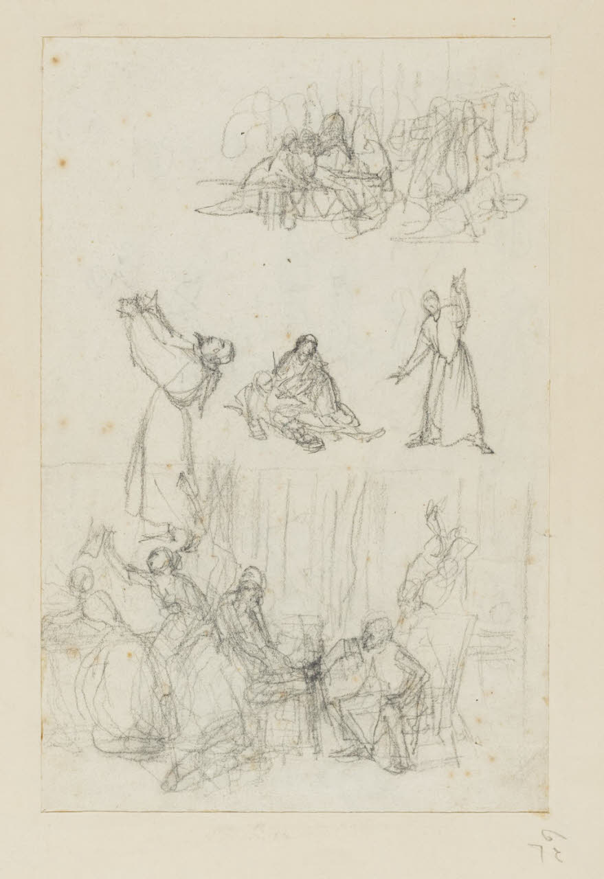 Studio per composizioni, Studio per composizioni (disegno) di Durini, Alessandro (sec. XIX)