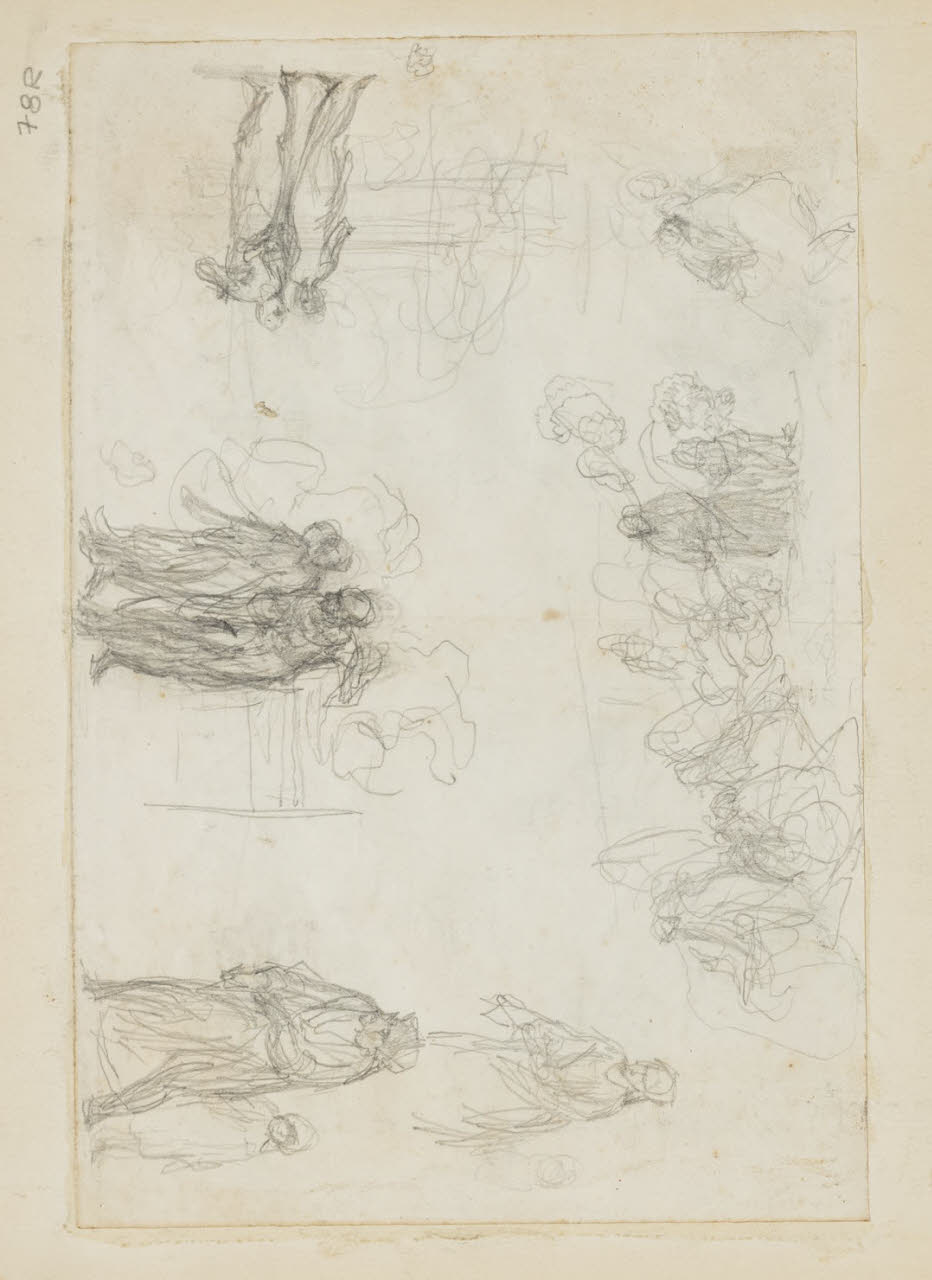 Studio per composizioni, Studio per composizioni (disegno) di Durini, Alessandro (sec. XIX)