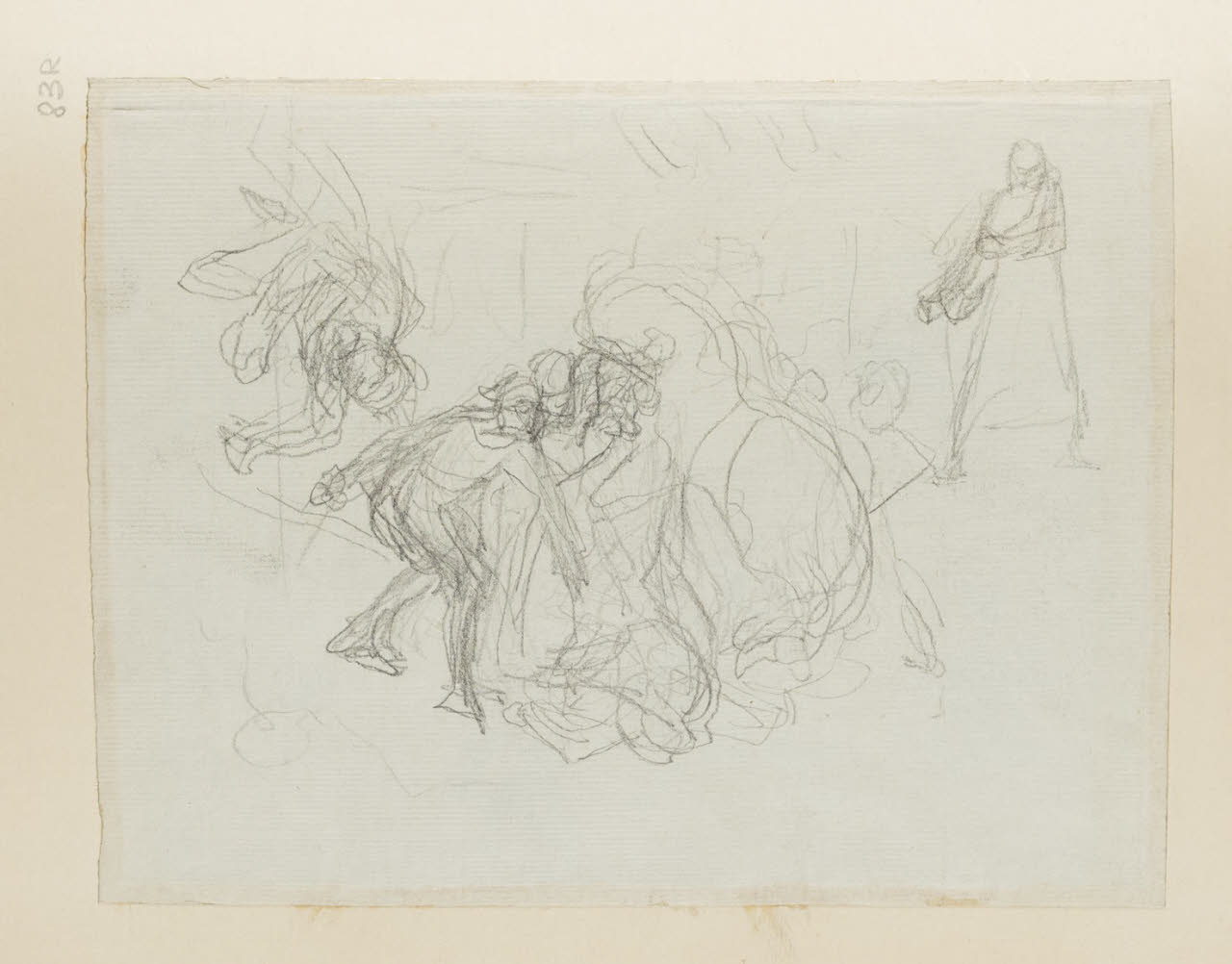 Studio per composizione, Studio per composizione (disegno) di Durini, Alessandro (sec. XIX)