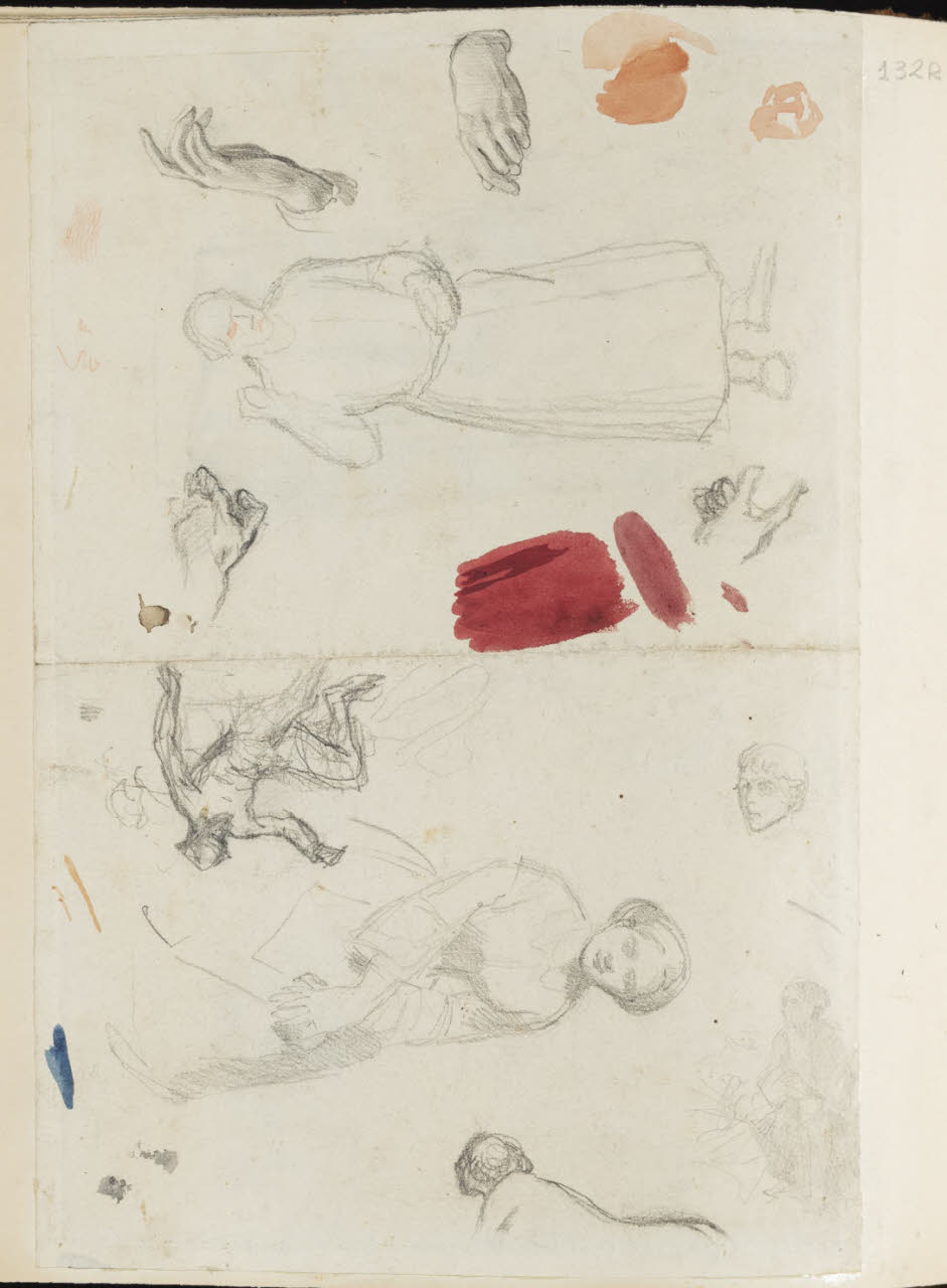 Schizzi vari, Schizzi vari (disegno) di Durini, Alessandro (sec. XIX)