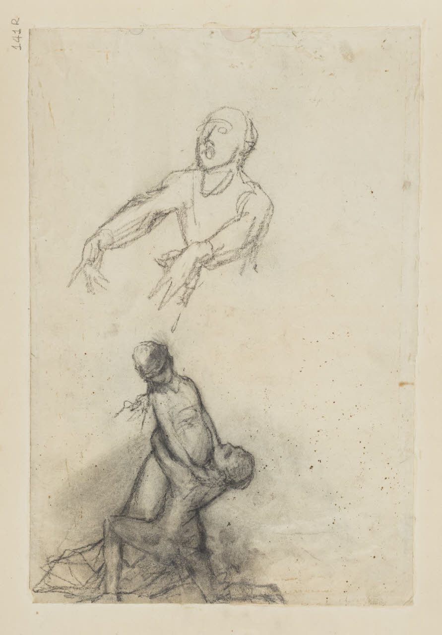 Schizzi di figure, Schizzi di figure (disegno) di Durini, Alessandro (sec. XIX)