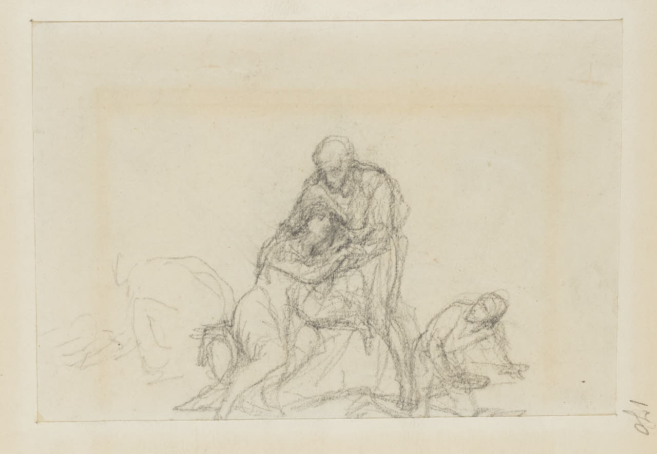 Studio per composizione, Studio per composizione (disegno) di Durini, Alessandro (sec. XIX)