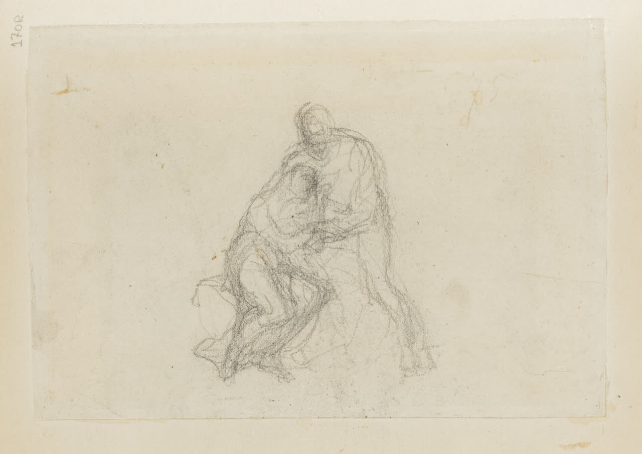 Studio per composizione, Studio per composizione (disegno) di Durini, Alessandro (sec. XIX)