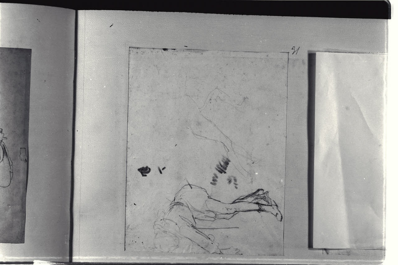 Schizzi di figure (disegno) di Durini, Alessandro (sec. XIX)