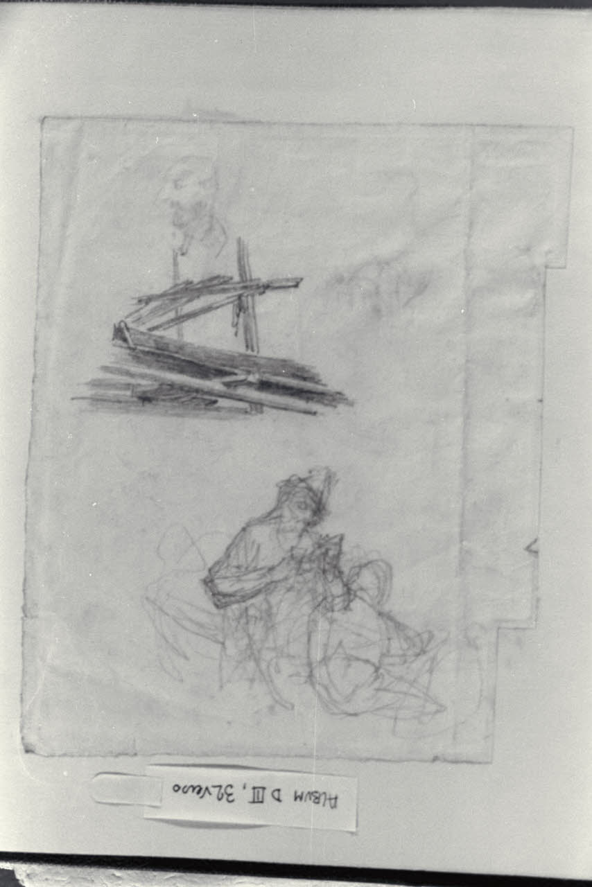 Studio per composizione (disegno) di Durini, Alessandro (sec. XIX)