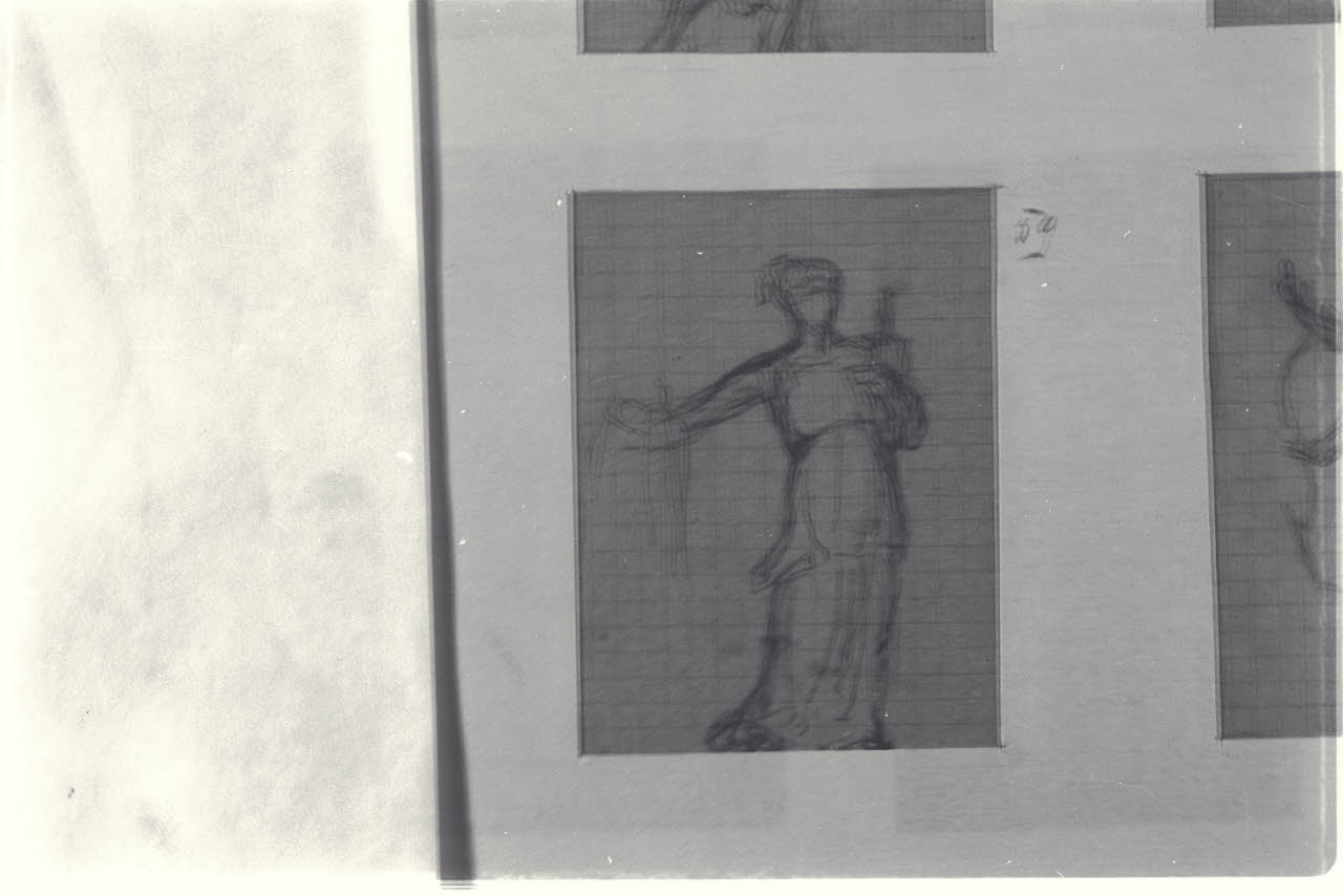 Figura femminile (disegno) di Durini, Alessandro (sec. XIX)