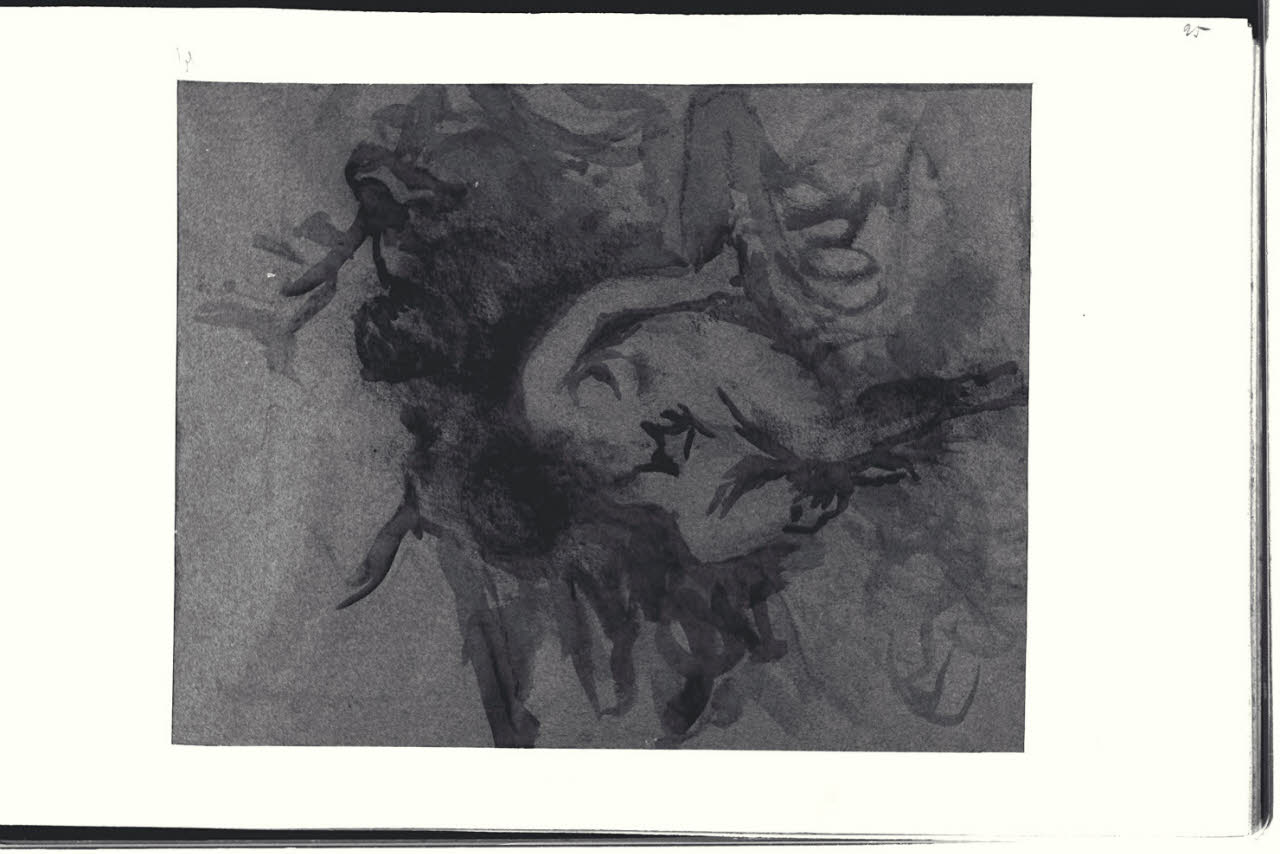 Nudo femminile (disegno) di Durini, Alessandro (sec. XIX)