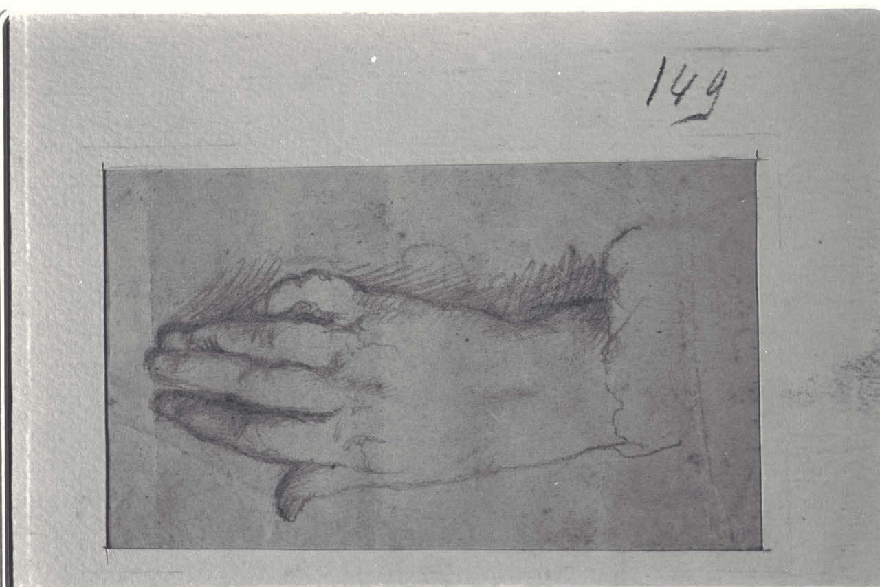 Studio di mano, Studio di mano (disegno) di Durini, Alessandro (sec. XIX)