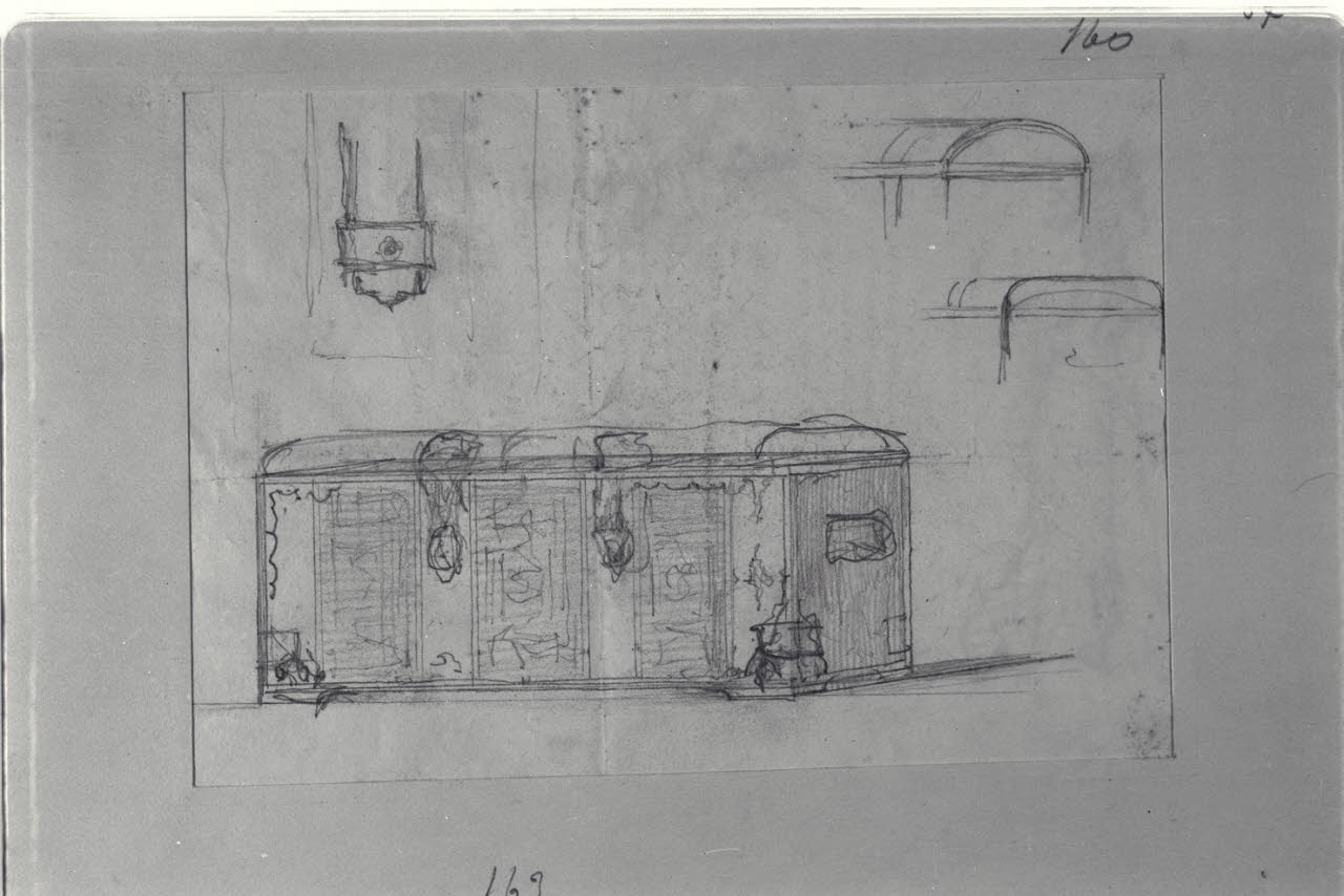 Forziere, Forziere (disegno) di Durini, Alessandro (sec. XIX)