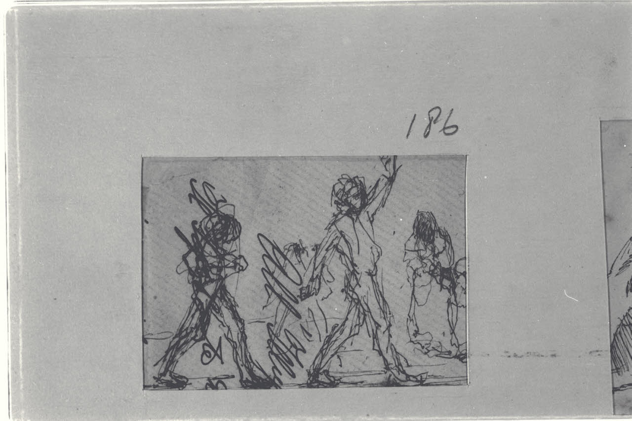 Abbozzi di figure, Abbozzi di figure (disegno) di Durini, Alessandro (sec. XIX)