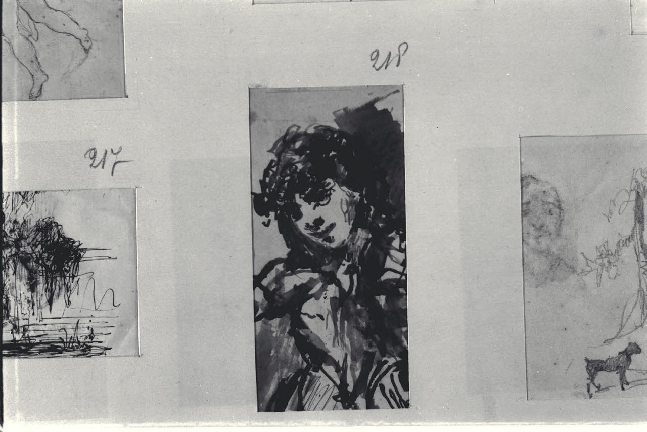 Figura femminile, Figura femminile (disegno) di Durini, Alessandro (sec. XIX)