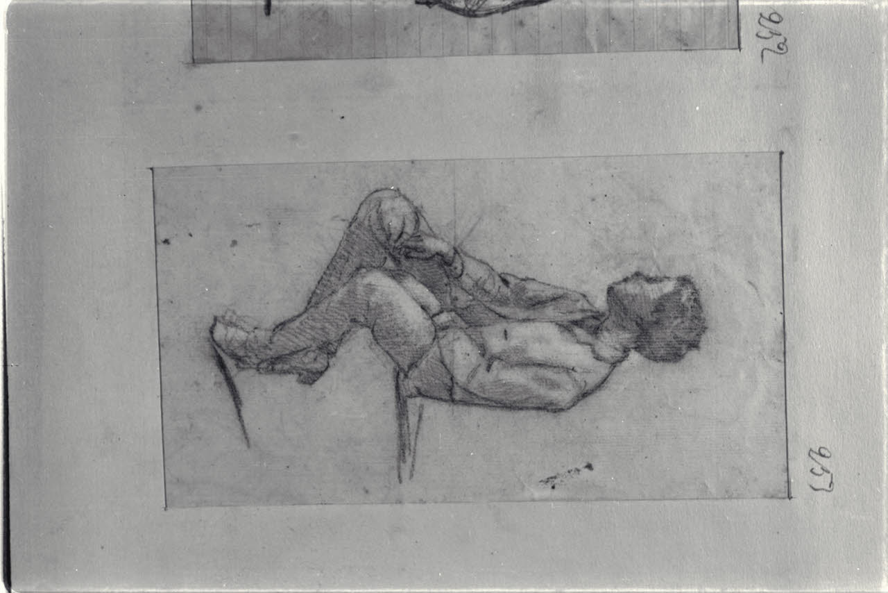 Studio di bambino, Studio di bambino (disegno) di Durini, Alessandro (sec. XIX)