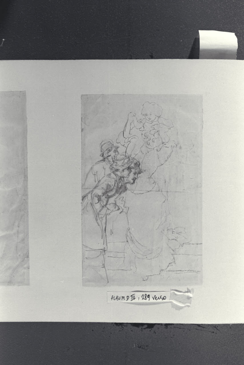 Studio di figure, Studio di figure (disegno) di Durini, Alessandro (sec. XIX)