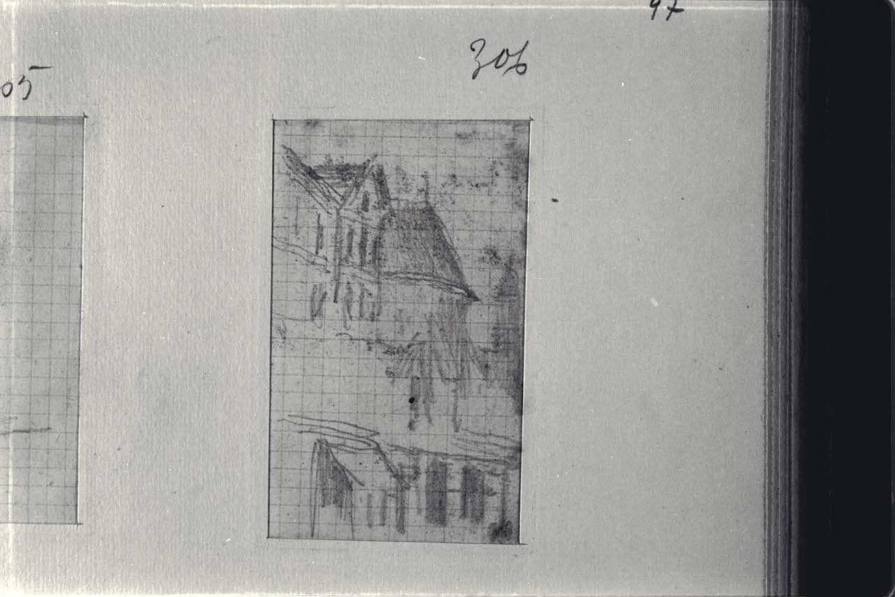 Particolari di edifici, Particolari di edifici (disegno) di Durini, Alessandro (sec. XIX)