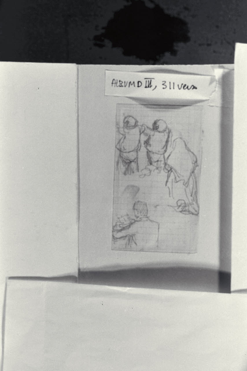 Studi di figure, Studi di figure (disegno) di Durini, Alessandro (sec. XIX)