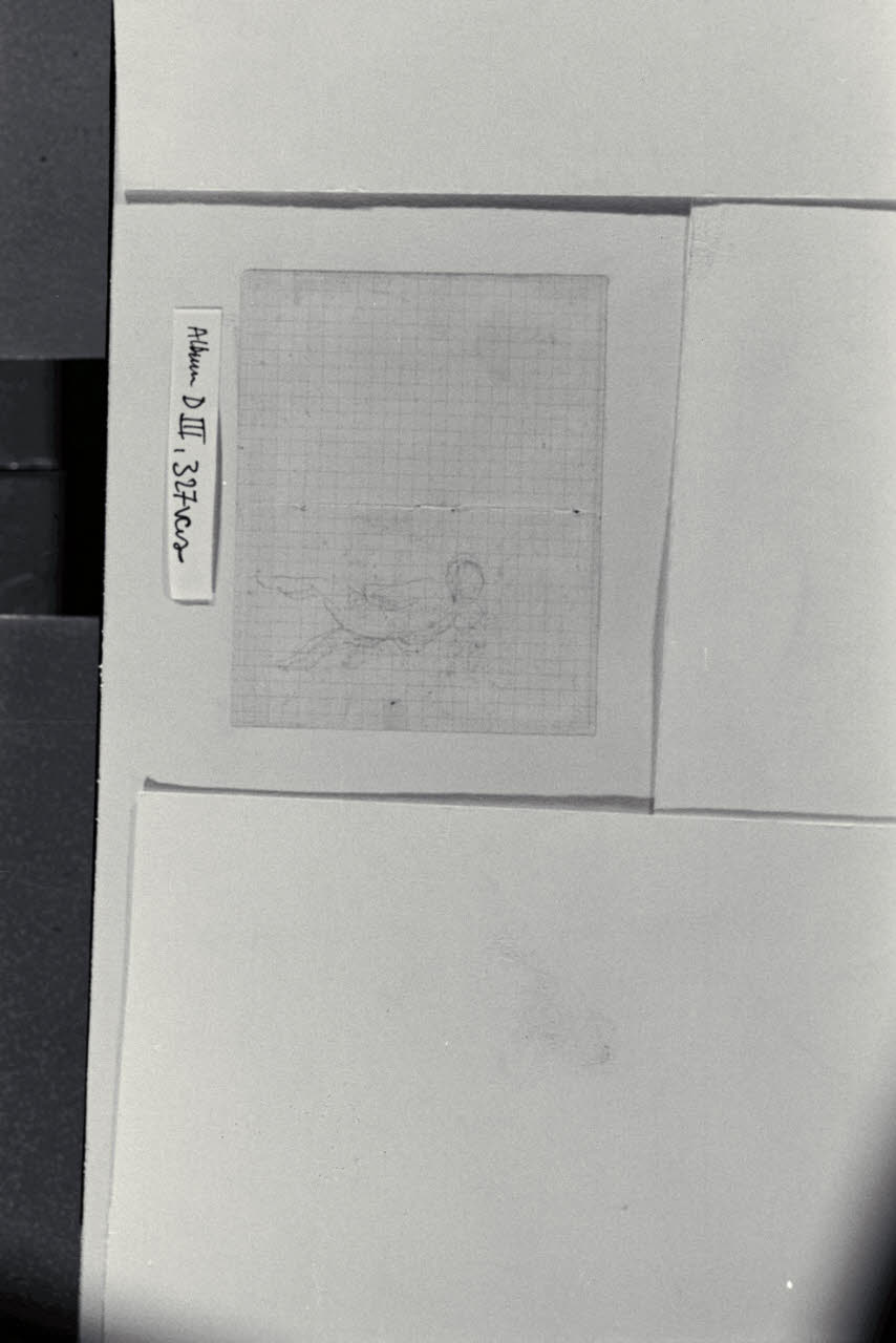 Abbozzo di figura, Abbozzo di figura (disegno) di Durini, Alessandro (sec. XIX)