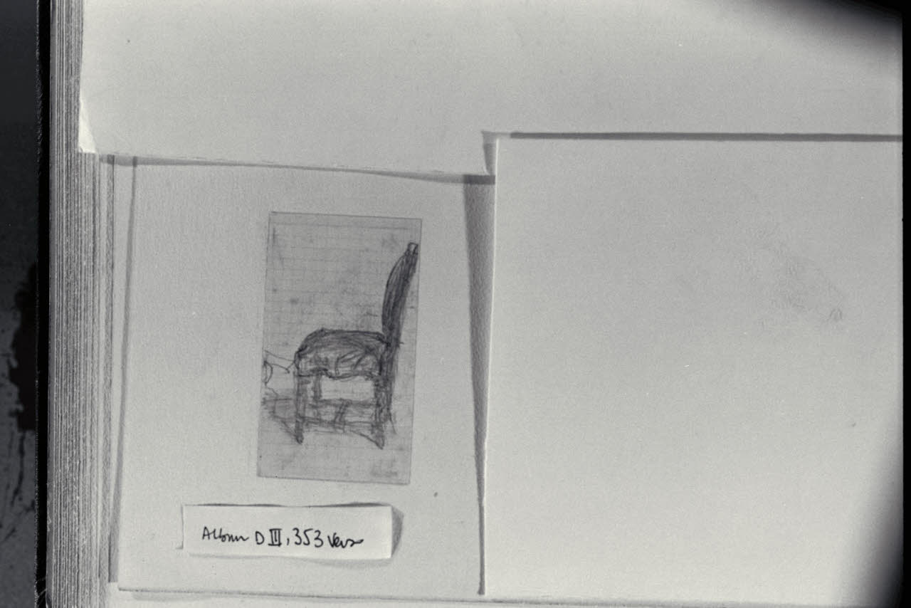 Sedia, Sedia (disegno) di Durini, Alessandro (sec. XIX)