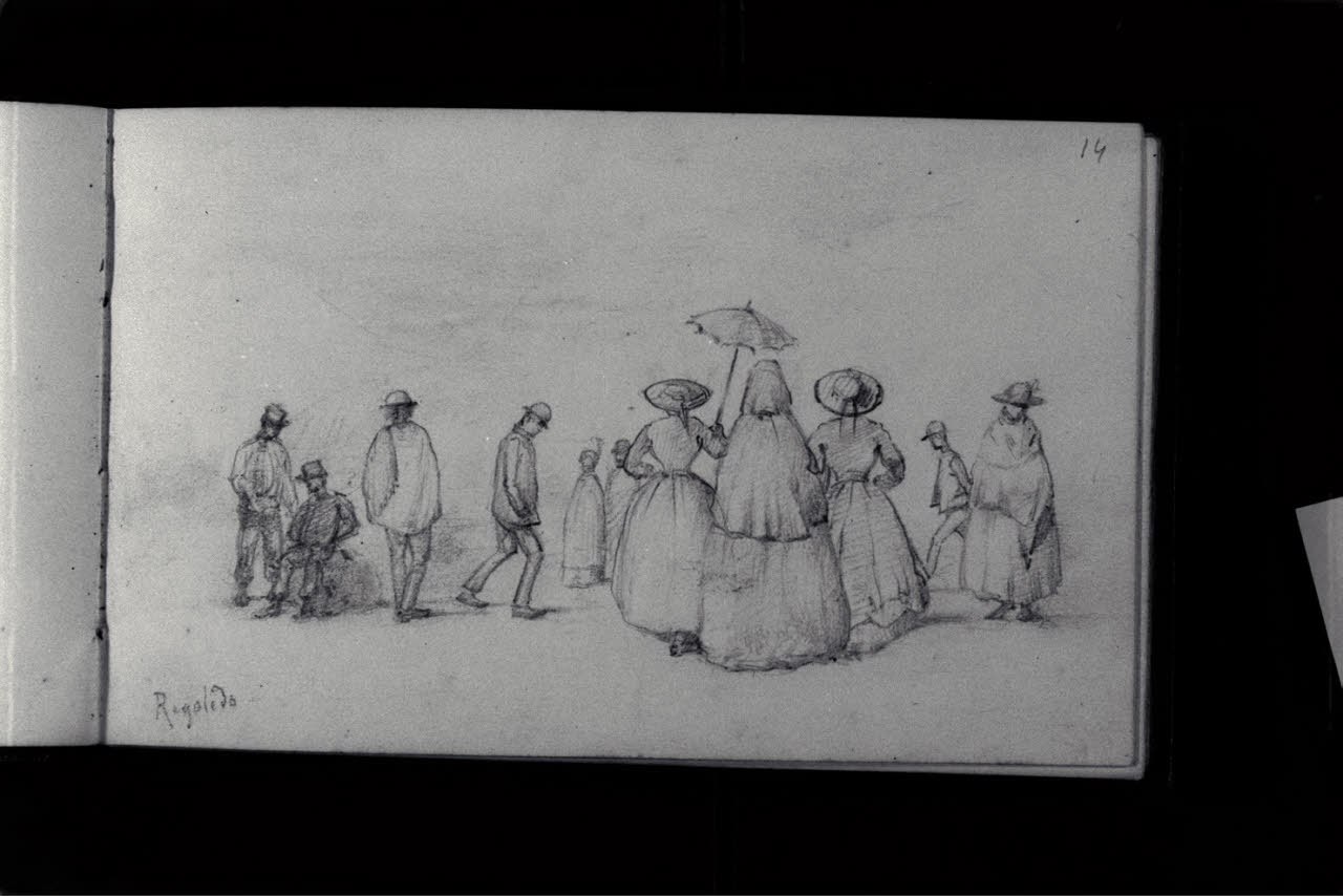 Gruppo di figure (disegno) di Durini, Antonio (sec. XIX)