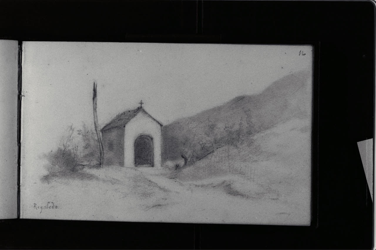 Cappelletta di montagna a Regoledo (disegno) di Durini, Antonio (sec. XIX)
