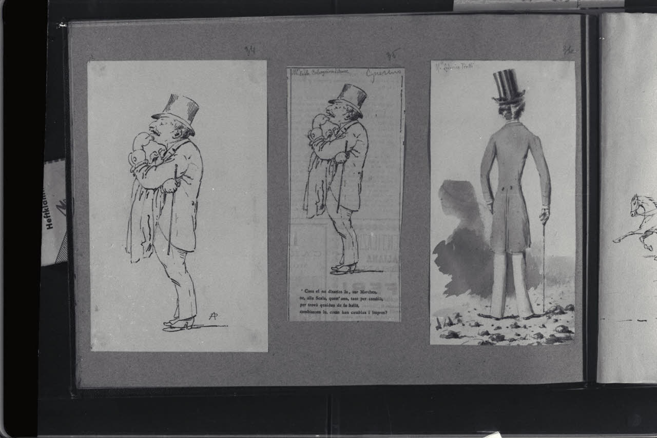 Marchese Ercole Calcagnini Estense (disegno) di Durini, Antonio (secc. XIX/ XX)