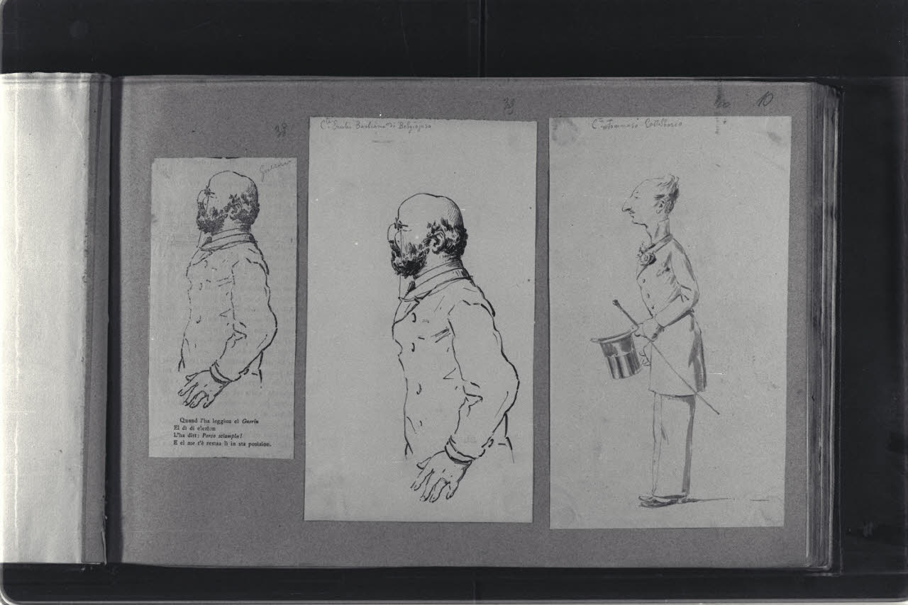 Conte Emilio Barbiano di Belgiojoso (disegno) di Durini, Antonio (secc. XIX/ XX)