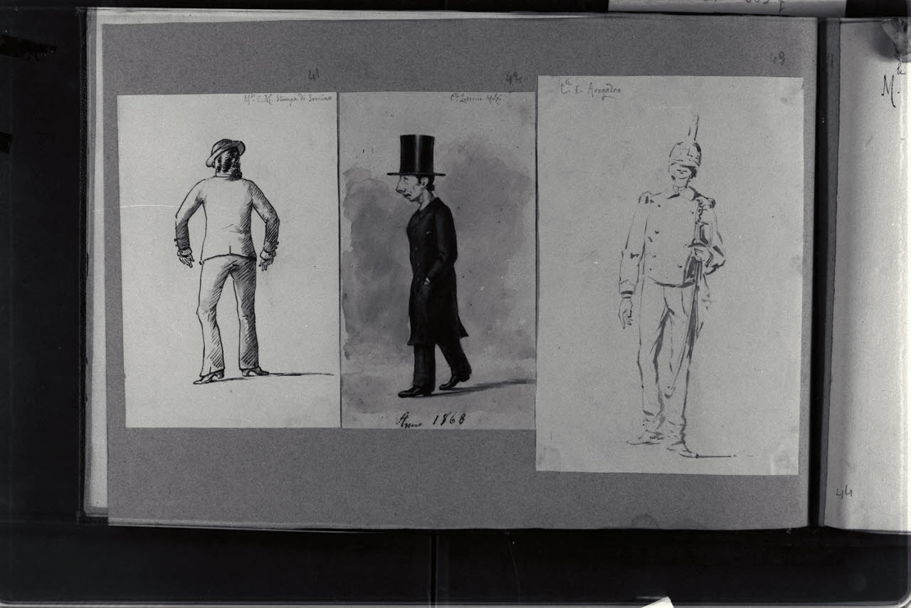 M.se C. M. Stampa di Soncino (disegno) di Durini, Antonio (secc. XIX/ XX)