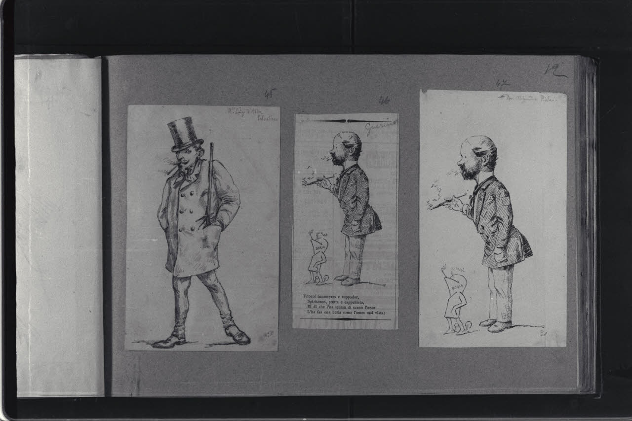 Don Alessandro Piola (disegno) di Durini, Antonio (secc. XIX/ XX)