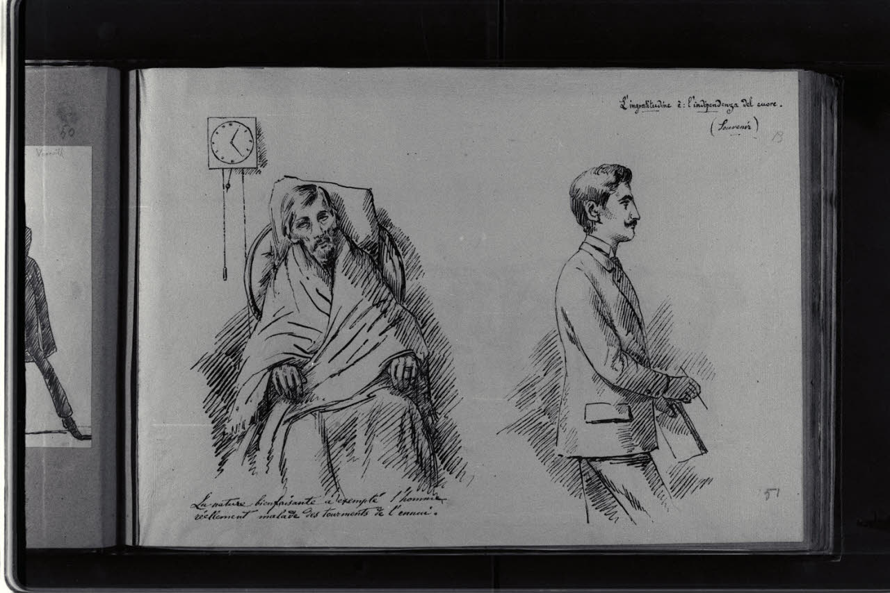 L'ingratitudine è l'indipendenza del cuore (Souvenir) (disegno) di Durini, Antonio (secc. XIX/ XX)