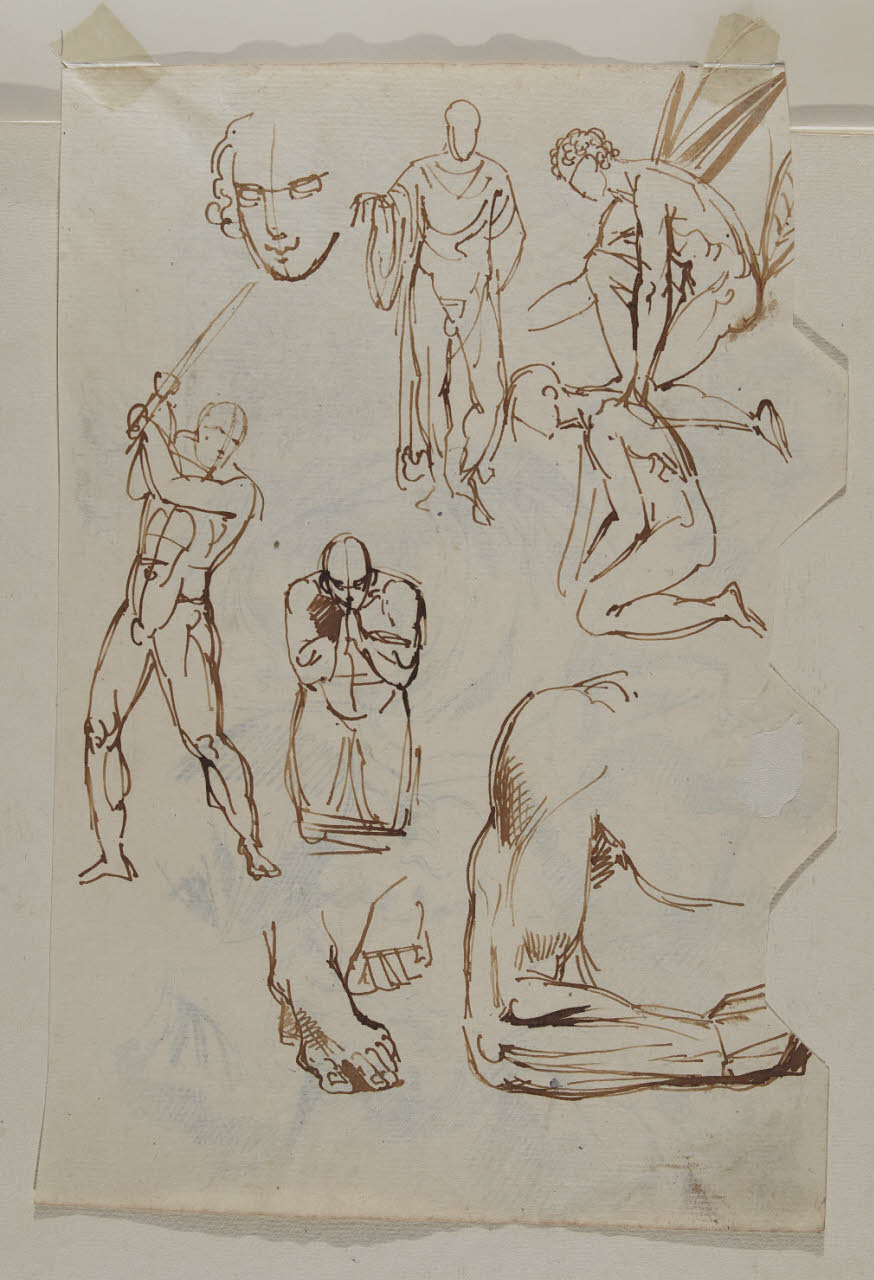 Studi di figure varie (disegno) di Sabatelli, Luigi (secc. XVIII/ XIX)