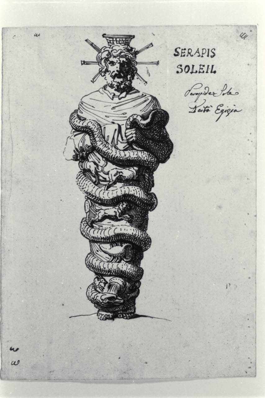 Serapide sole divinità egizia (disegno) di Sabatelli, Luigi (secc. XVIII/ XIX)