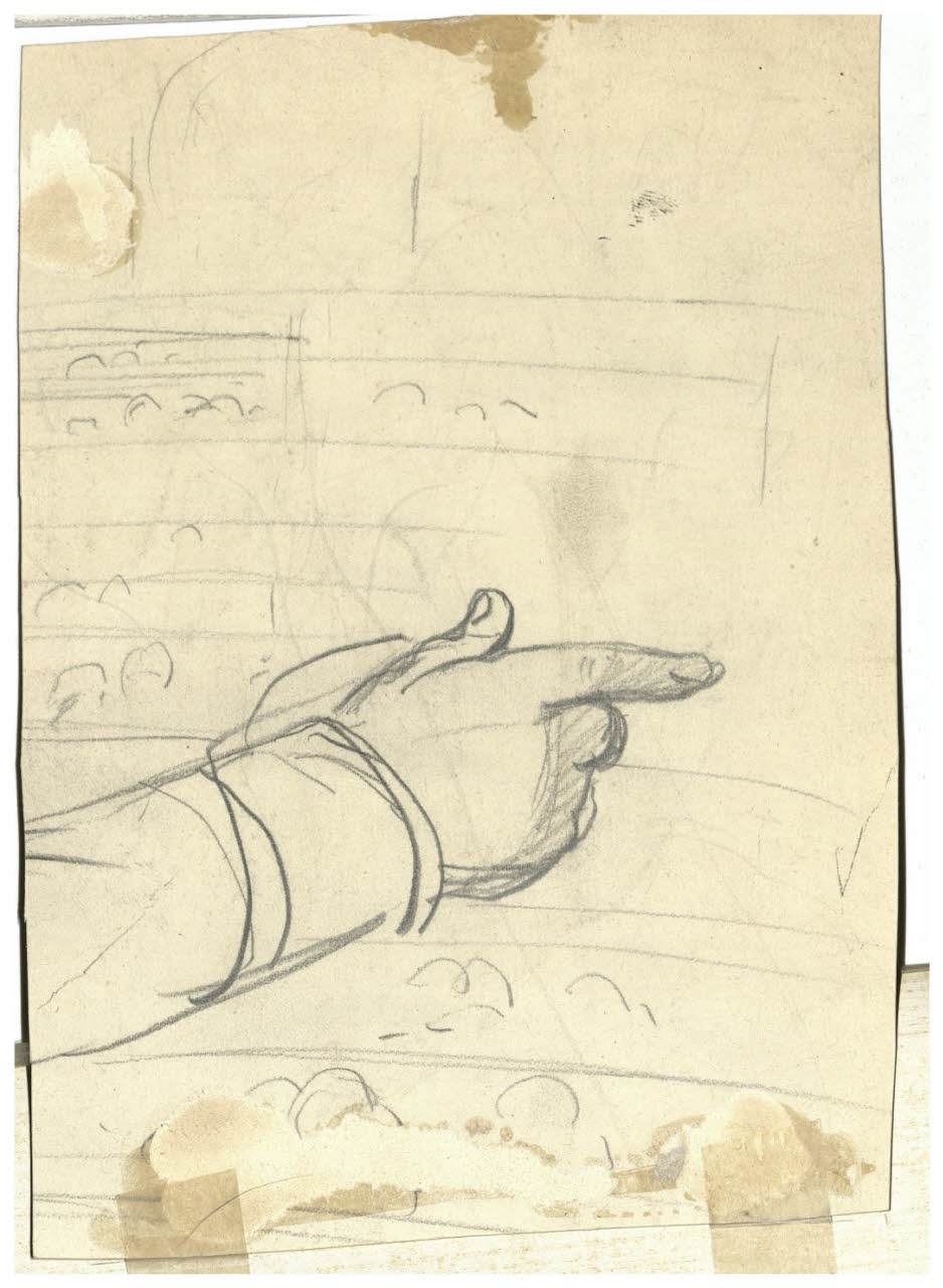 Schizzo, Schizzo (disegno) di Cagnoni, Amero (secc. XIX/ XX)