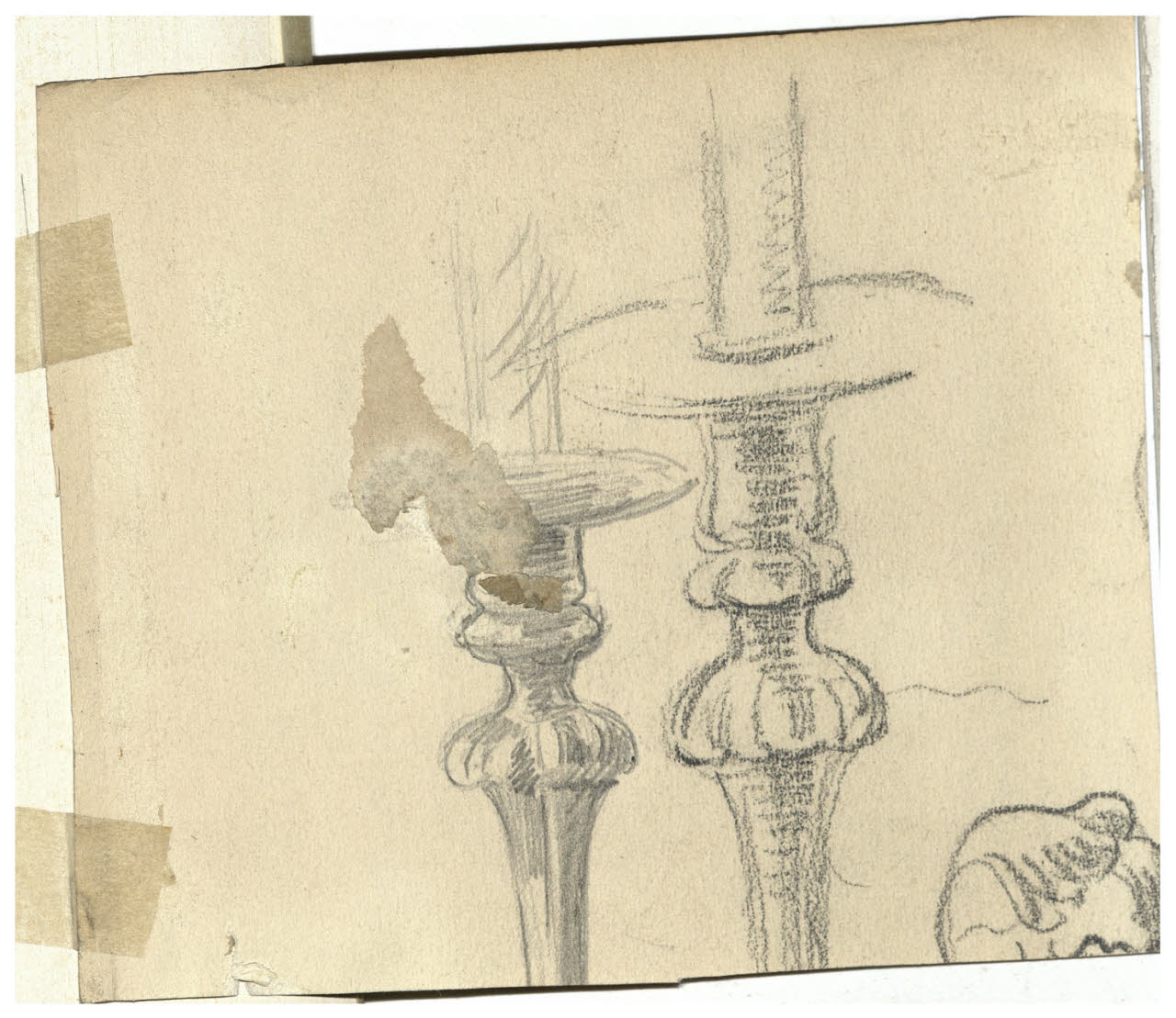 Studi di bugie, Studi di bugie (disegno) di Cagnoni, Amero (secc. XIX/ XX)