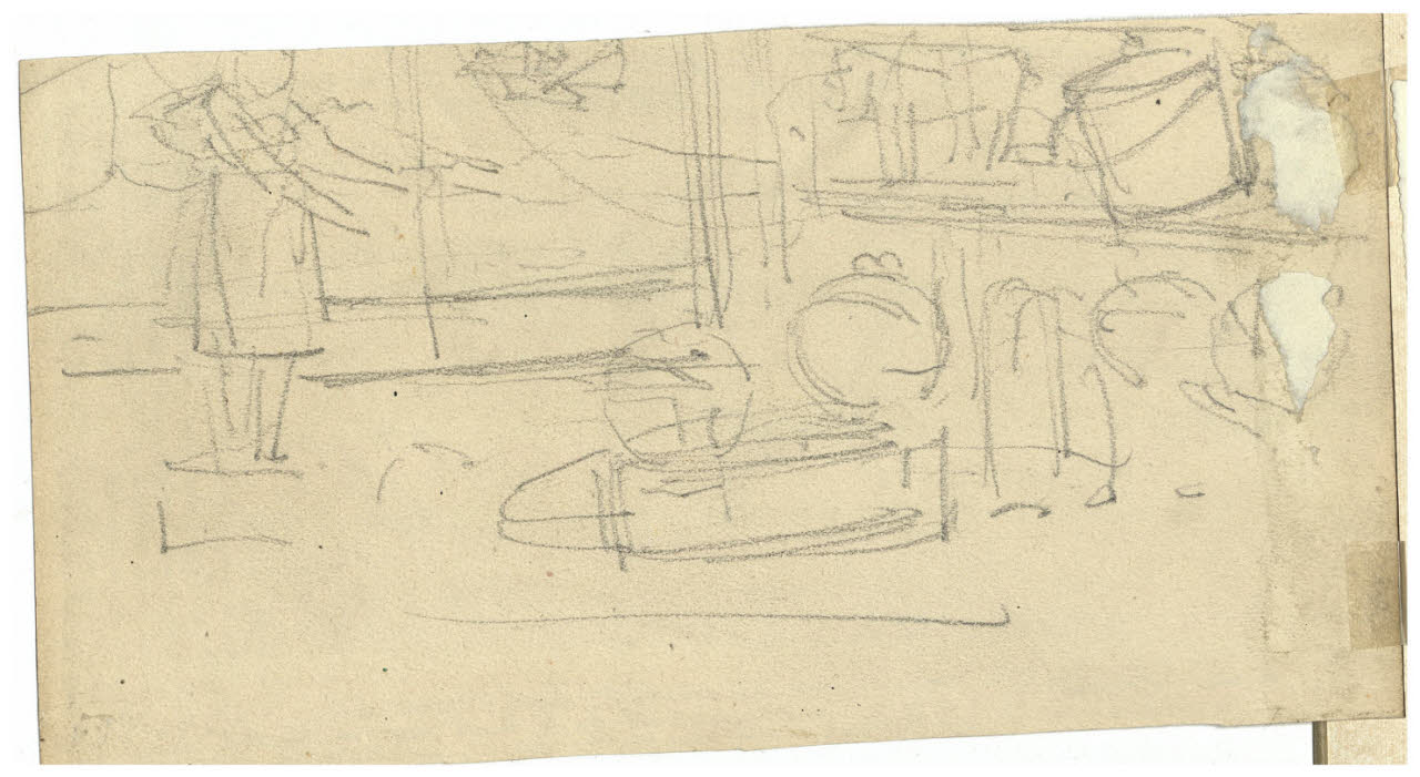 Schizzi, Schizzi (disegno) di Cagnoni, Amero (secc. XIX/ XX)