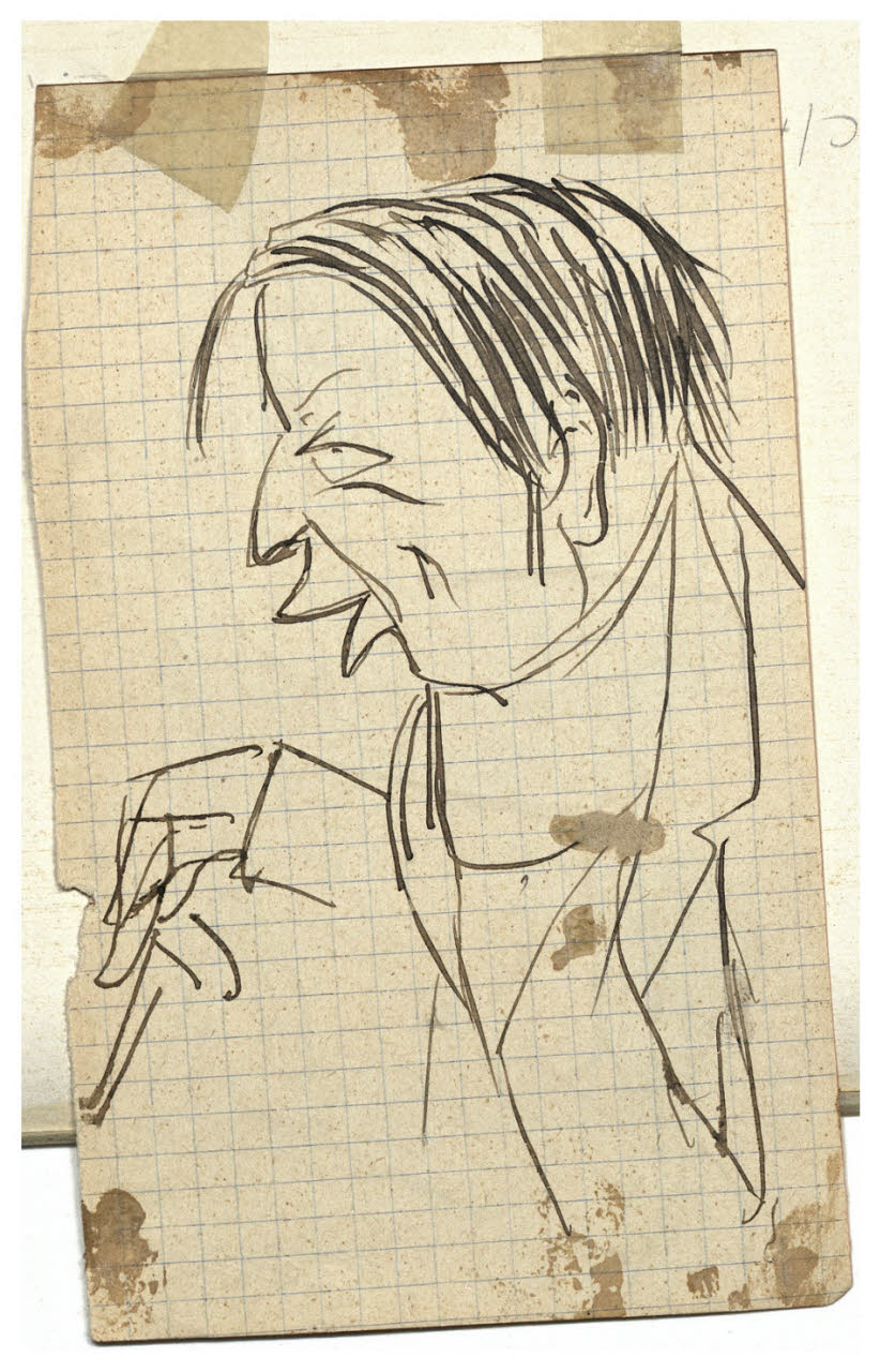 Caricatura, Caricatura (disegno) di Cagnoni, Amero (secc. XIX/ XX)