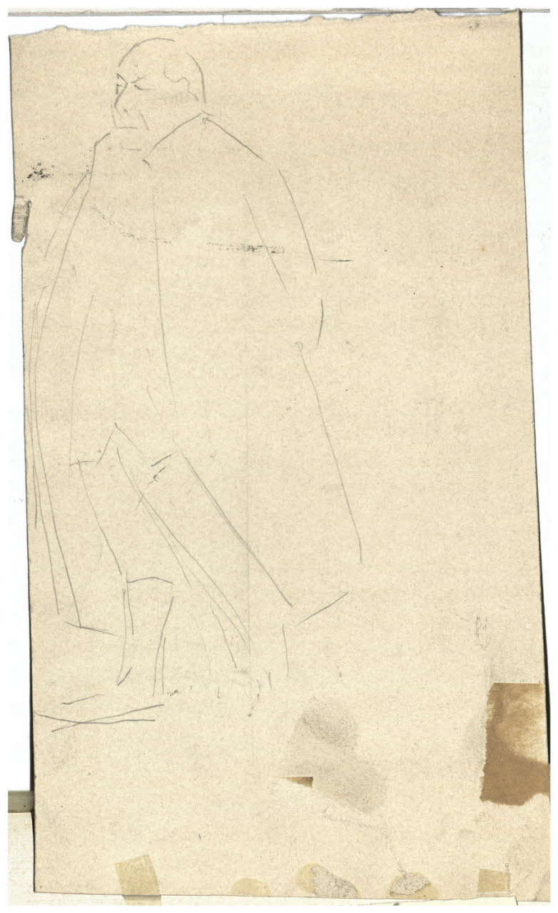 Il cameriere, Il cameriere (disegno) di Cagnoni, Amero (secc. XIX/ XX)