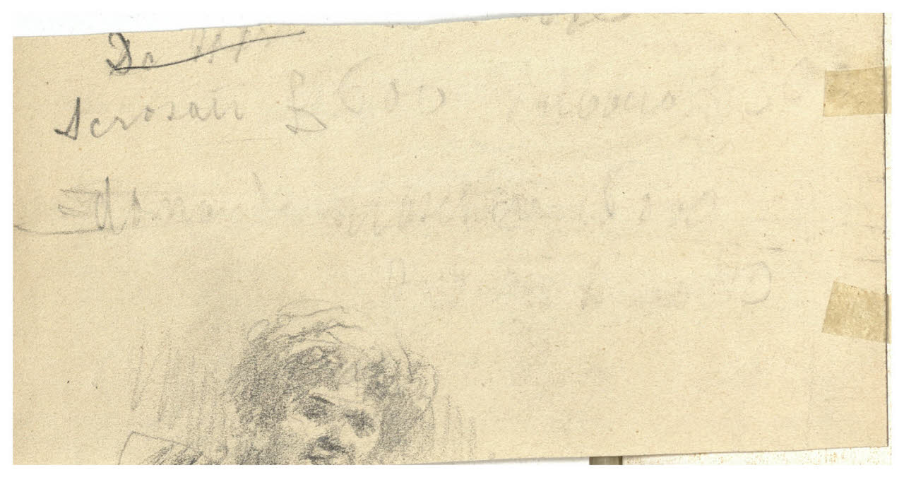 Testa femminile, Testa femminile (disegno) di Cagnoni, Amero (secc. XIX/ XX)