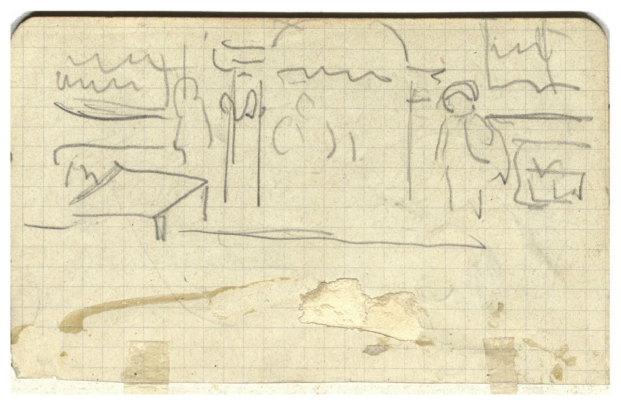 Schizzi, Schizzi (disegno) di Cagnoni, Amero (secc. XIX/ XX)