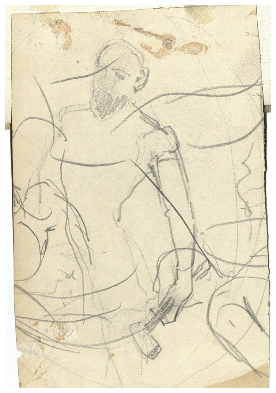 Schizzi, Schizzi (disegno) di Cagnoni, Amero (secc. XIX/ XX)