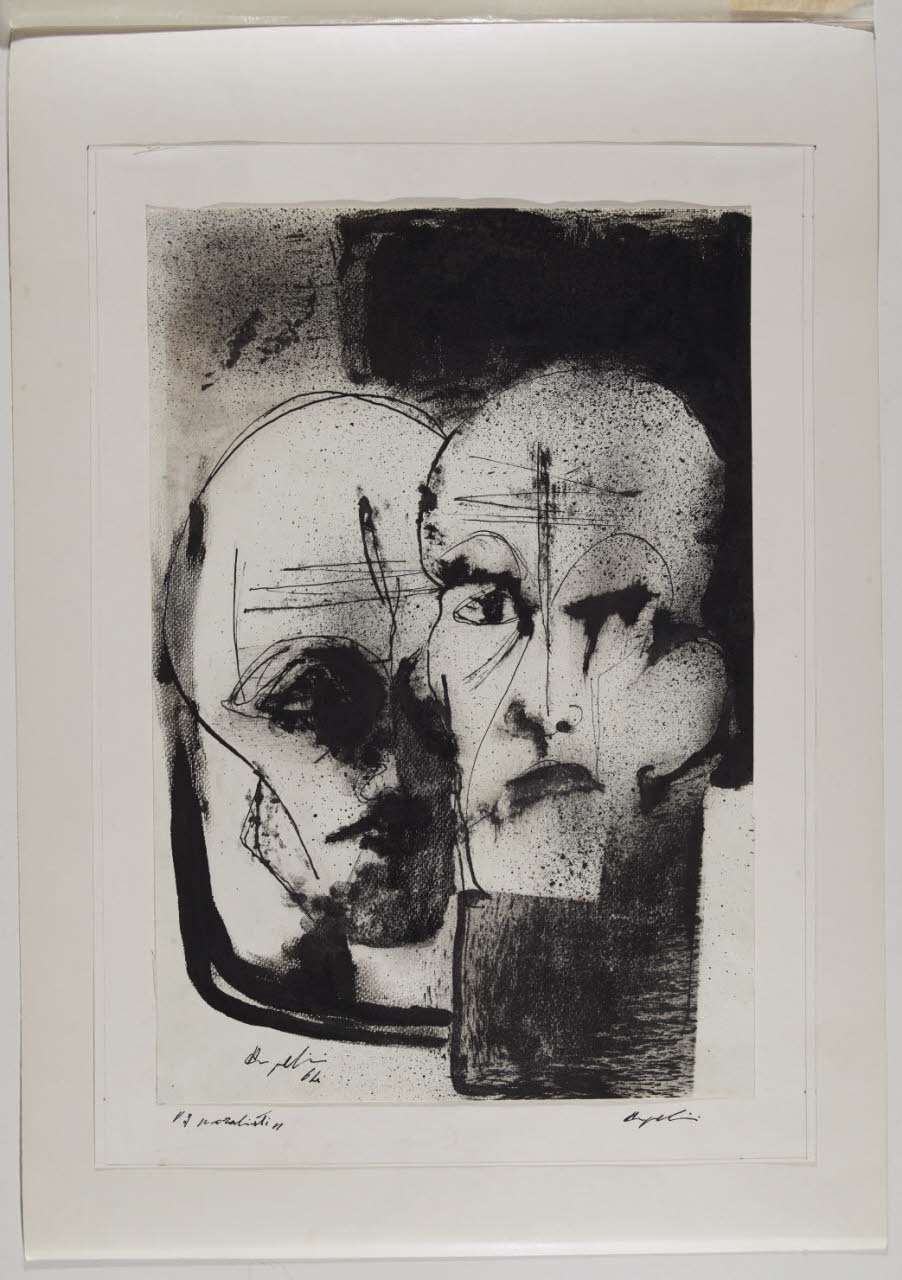 I moralisti (disegno) di Angelini, Vitaliano (sec. XX)